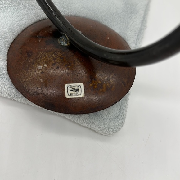 Wrought Iron Scroll Triple Pillar Candle Table-top Feature/Holder - Picture 10 of 15